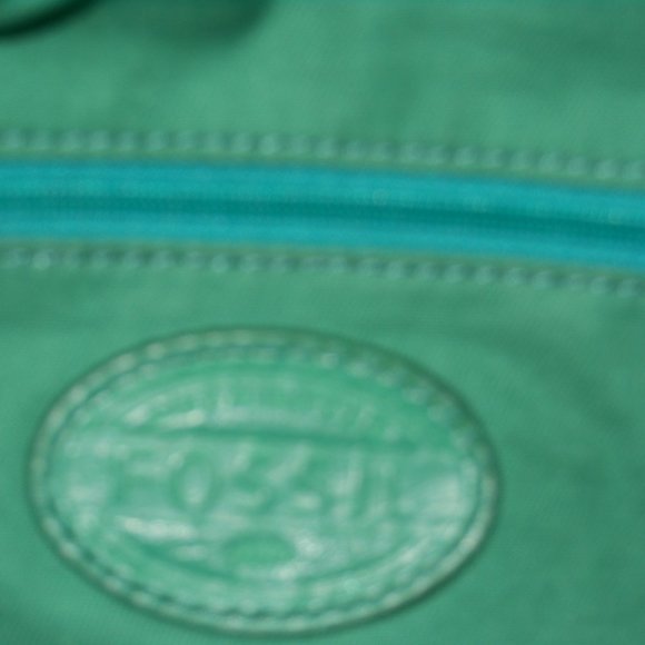 FOSSIL GREEN LEATHER SHOULDER/HANDBAG - Picture 5 of 9